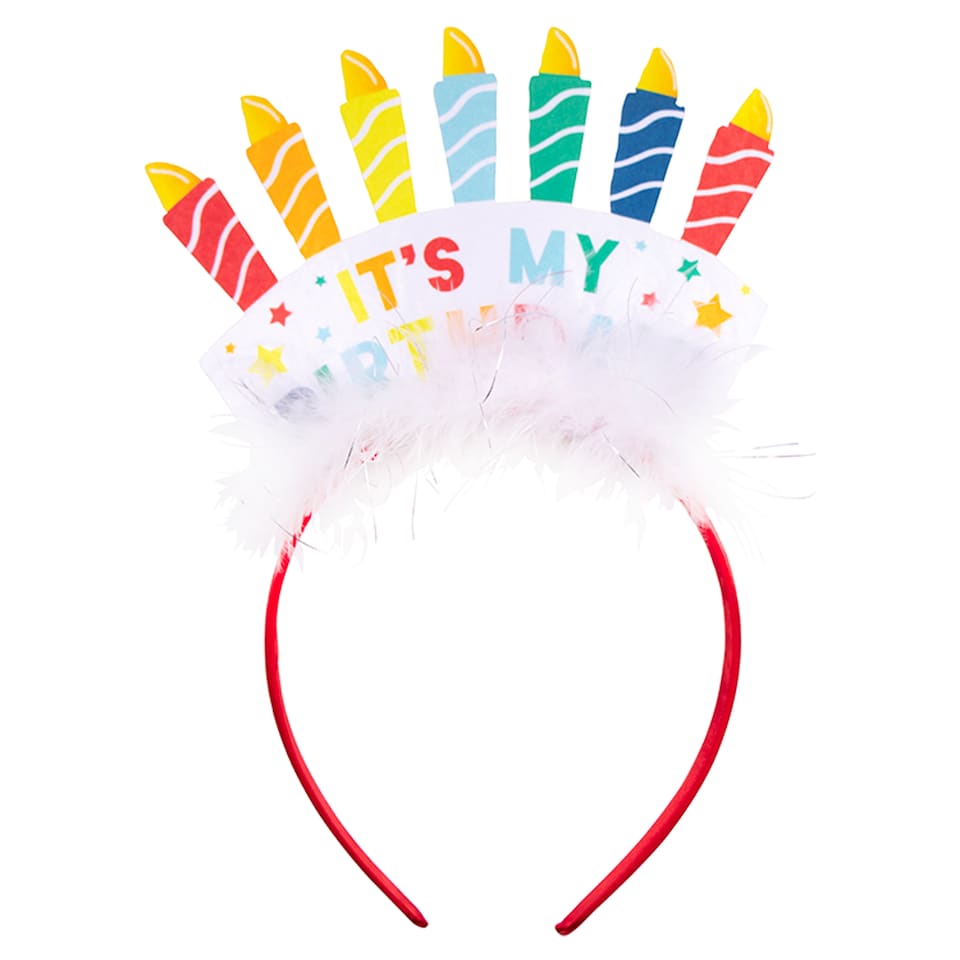 Happy Birthday Candles Headband