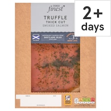 Tesco Finest Truffle Thick Cut Smoked Salmon 100g