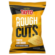 Tayto Rough Cuts Cheese & Onion Crisps 45G
