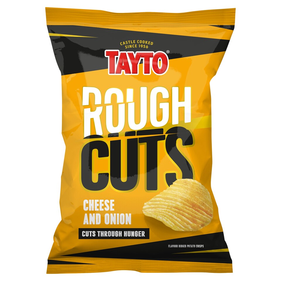 Tayto Rough Cuts Cheese & Onion Crisps 45G