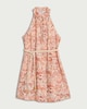 image 5 of The F&F Edit Paisley Print Halter Neck Dress in Multi Pink