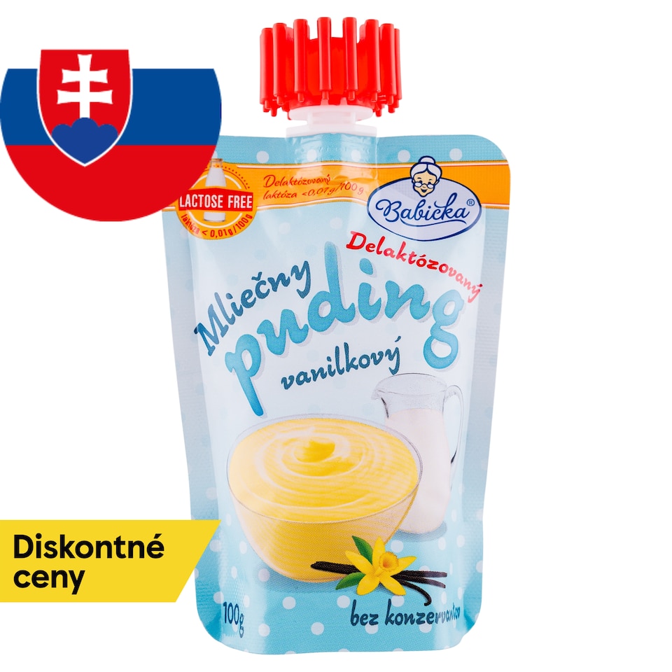 Babička Vanilla Milk Pudding Delactosed 100 g