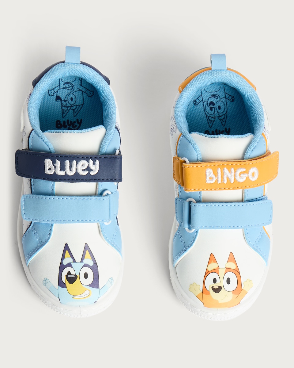 image 1 of Bluey Touch Fastening Trainers in Multi