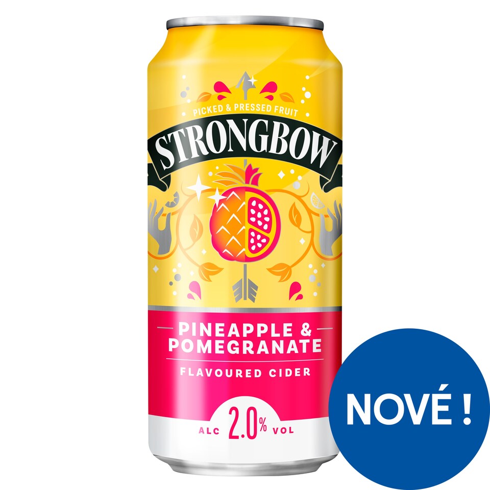 image 1 of Strongbow Pineapple & Pomegranate Flavoured Cider 440ml