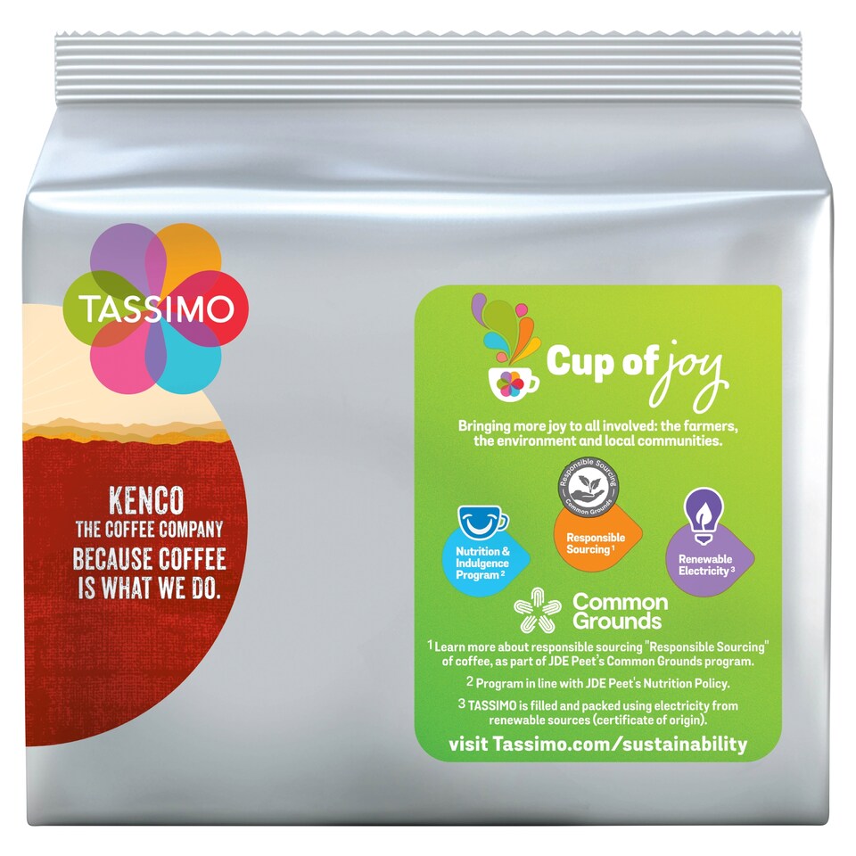 image 1 of TASSIMO KENCO AMERICANO SMOOTH 24 PACK 192G