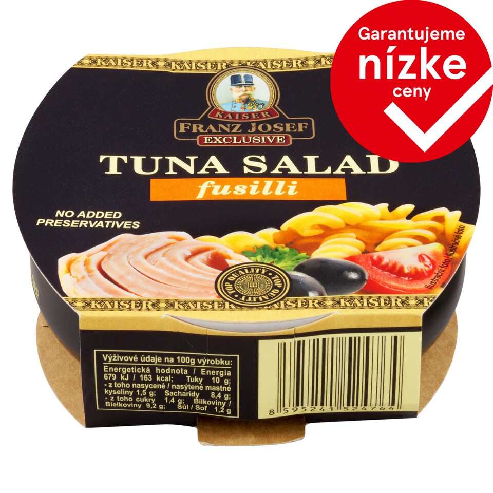 image 1 of Franz Josef Kaiser Exclusive Tuna Salad Fusilli 160 g