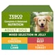image 1 of Tesco Adult Dog Mixed Selection in Jelly Pouches 12x100g