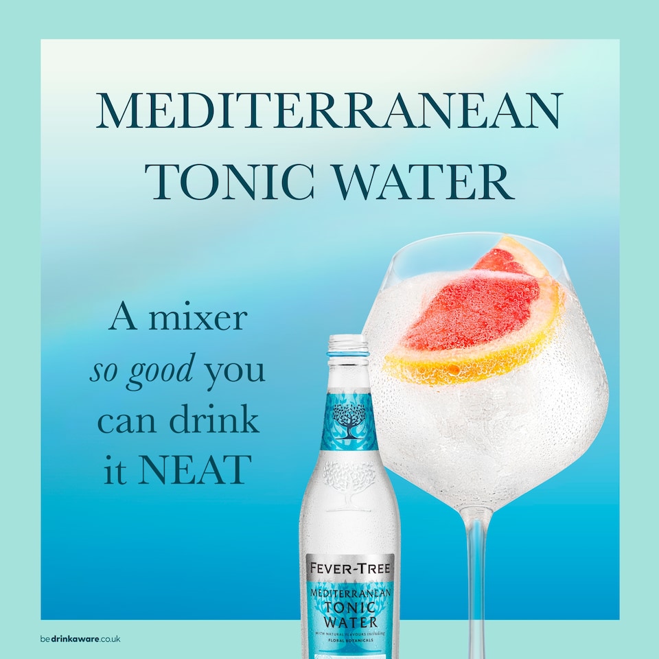 image 1 of Fever-Tree Mediterranean Tonic Water Bottle 500ml