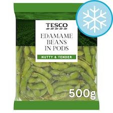 Tesco Edamame Beans In Pods 500G