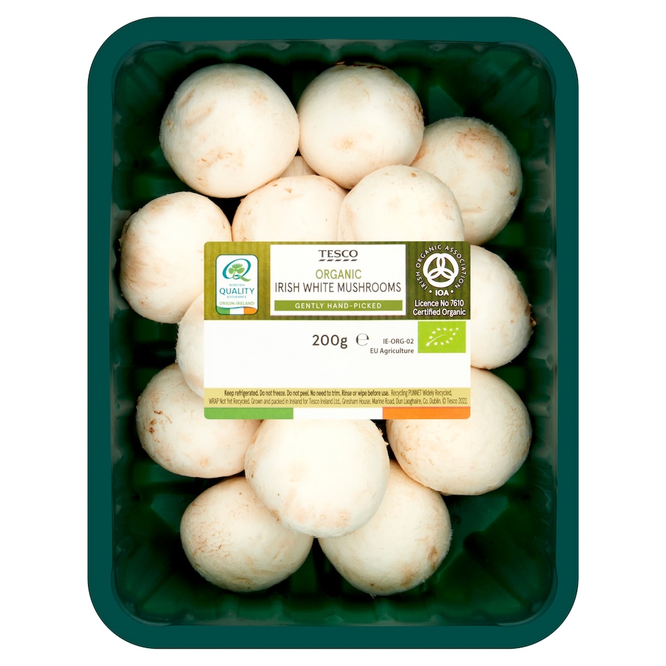 image 1 of Tesco Organic Mushrooms 200G
