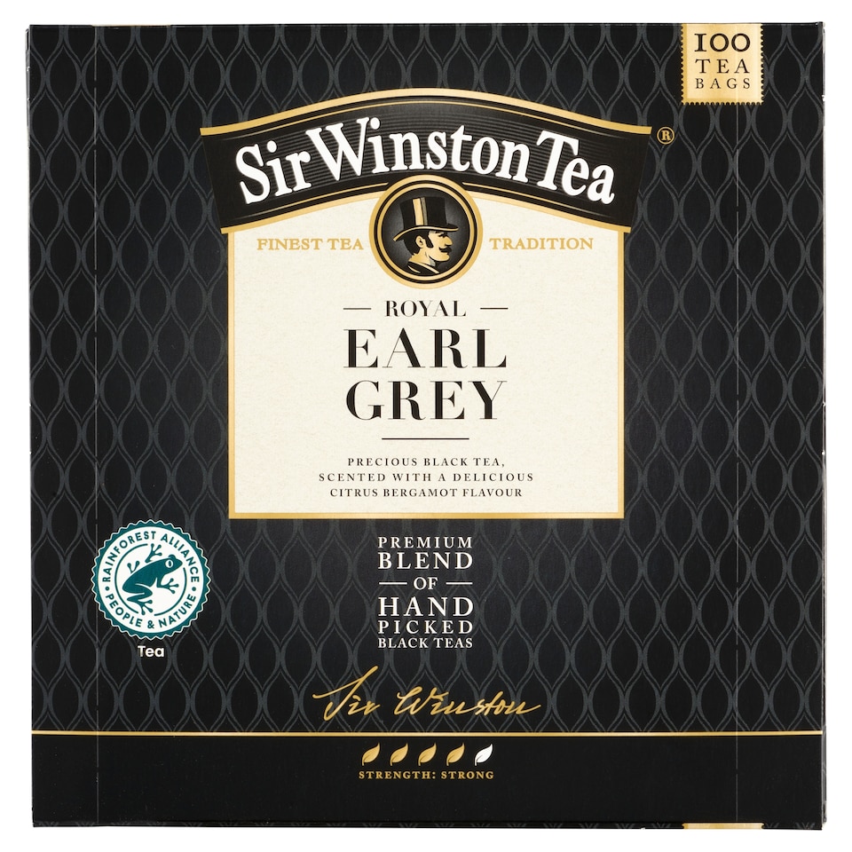Obrázek 1 pro produkt Sir Winston Tea Earl Grey černý čaj aromatizovaný 100 x 1,75g (175g)