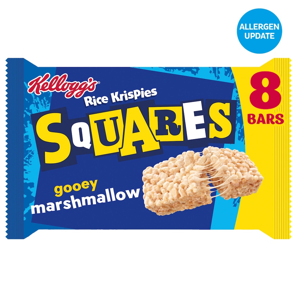 image 1 of Kellogg's Rice Krispies Squares Marshmallow 8x28g
