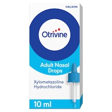 Otrivine Adult Nasal Drops - Xylometazoline Hydrochloride 10ml (P)