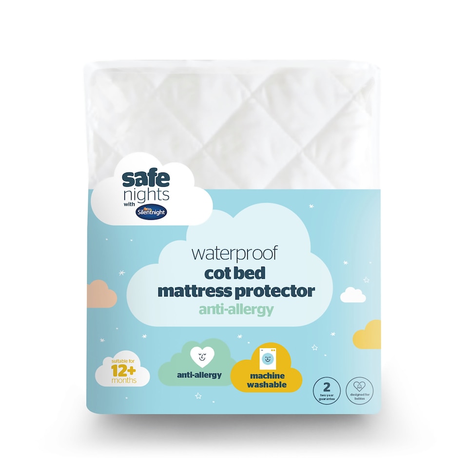 Silent Night Quilted Cotbed Protector