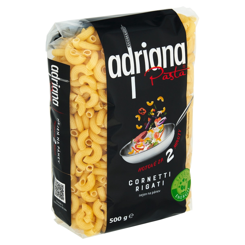 Adriana Pasta Nejen na pánev cornetti rigati těstoviny semolinové sušené 500g