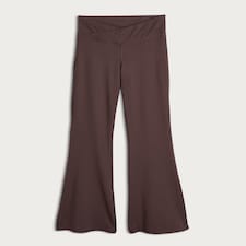F&F Active Soft Touch Flared Yoga Leggings in Brown