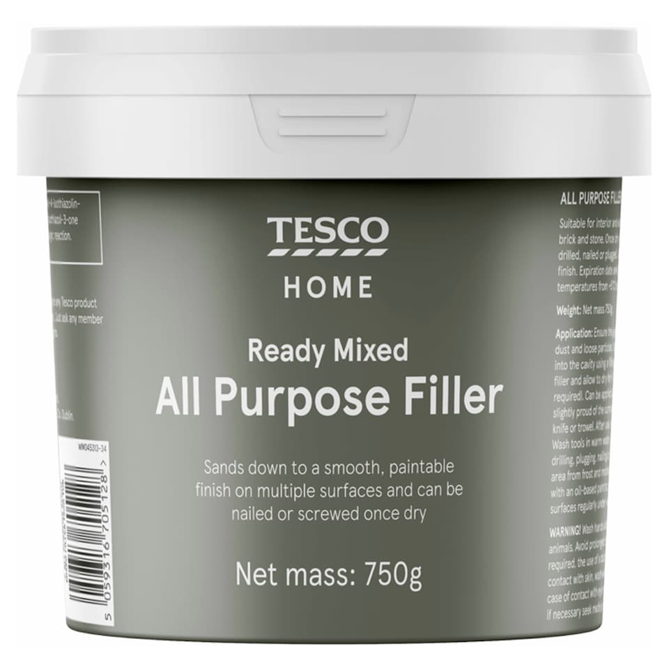 Tesco All Purpose Ready Mixed Filler 750G Tub