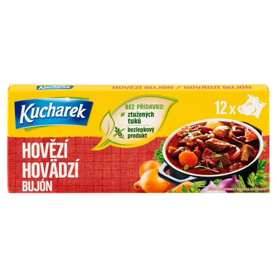image 1 of Kucharek Beef Broth 12 x 10 g (120 g)