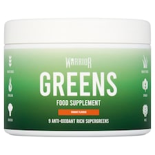 Warrior Greens Supplement Orange Flavour 100g
