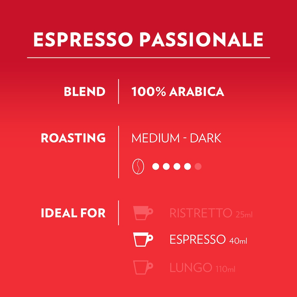 image 1 of Lavazza A Modo Mio Passionale Coffee 16 Capsules