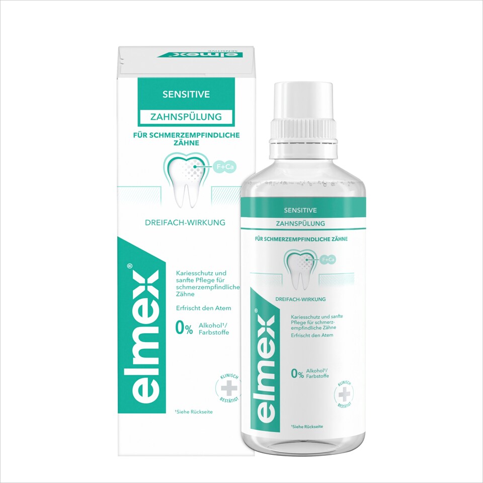 obrázok 1 z elmex® Sensitive ústna voda 400 ml