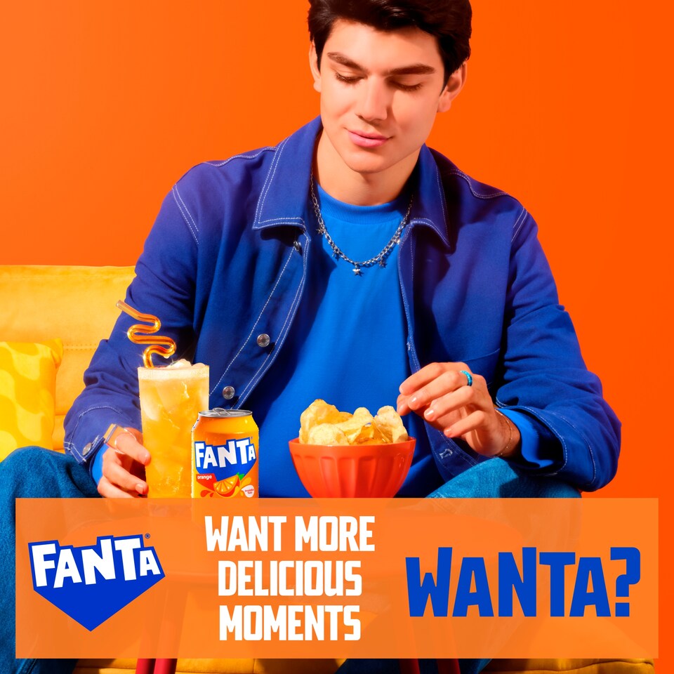 image 1 of Fanta Orange 4X330ml