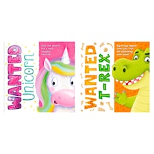 Unicorn & Dino Storybooks 4 Pack