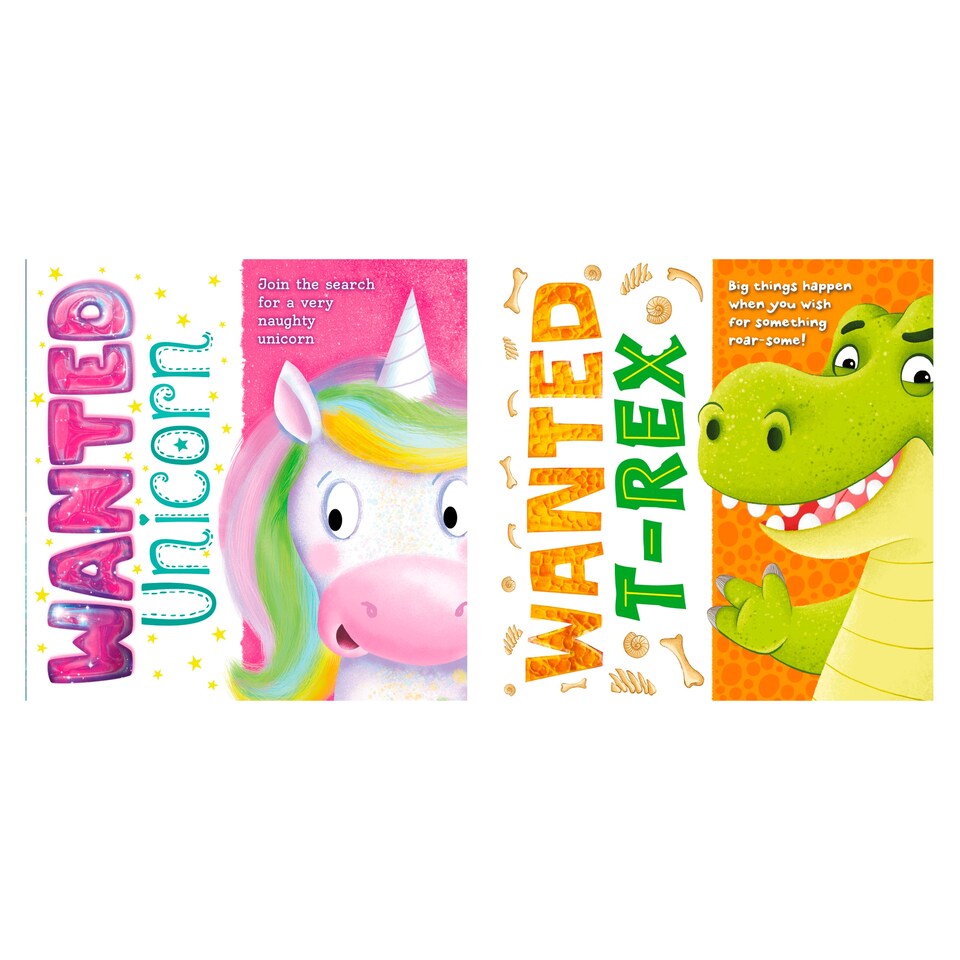 image 1 of Unicorn & Dino Storybooks 4 Pack