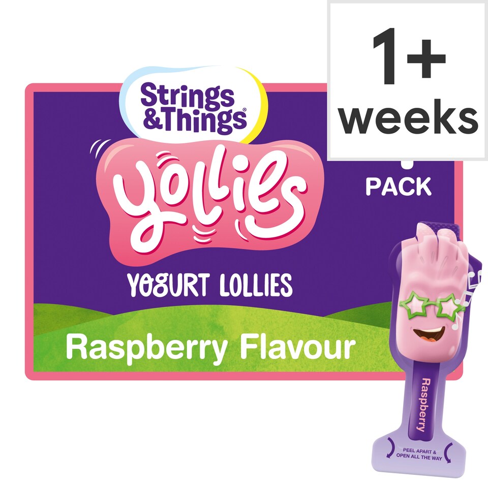 image 1 of Yollies Raspberry Yoghurt 4 X25g