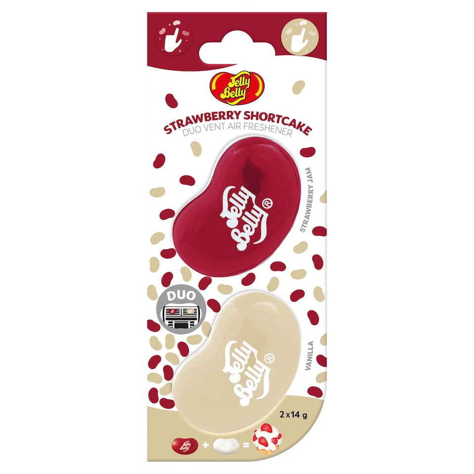image 1 of Jelly Belly Strawberry Shortcake Duo Vent Air Freshener
