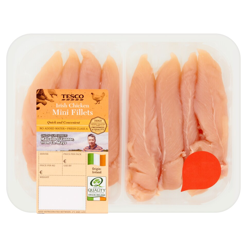 Tesco Irish Chicken Breast Mini Fillets350g