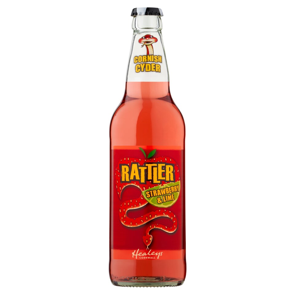 Healeys Rattler Strawberry & Lime Cyder 500ml