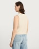 image 3 of The F&F Edit Tie Front Sleeveless Waistcoat in Neutral