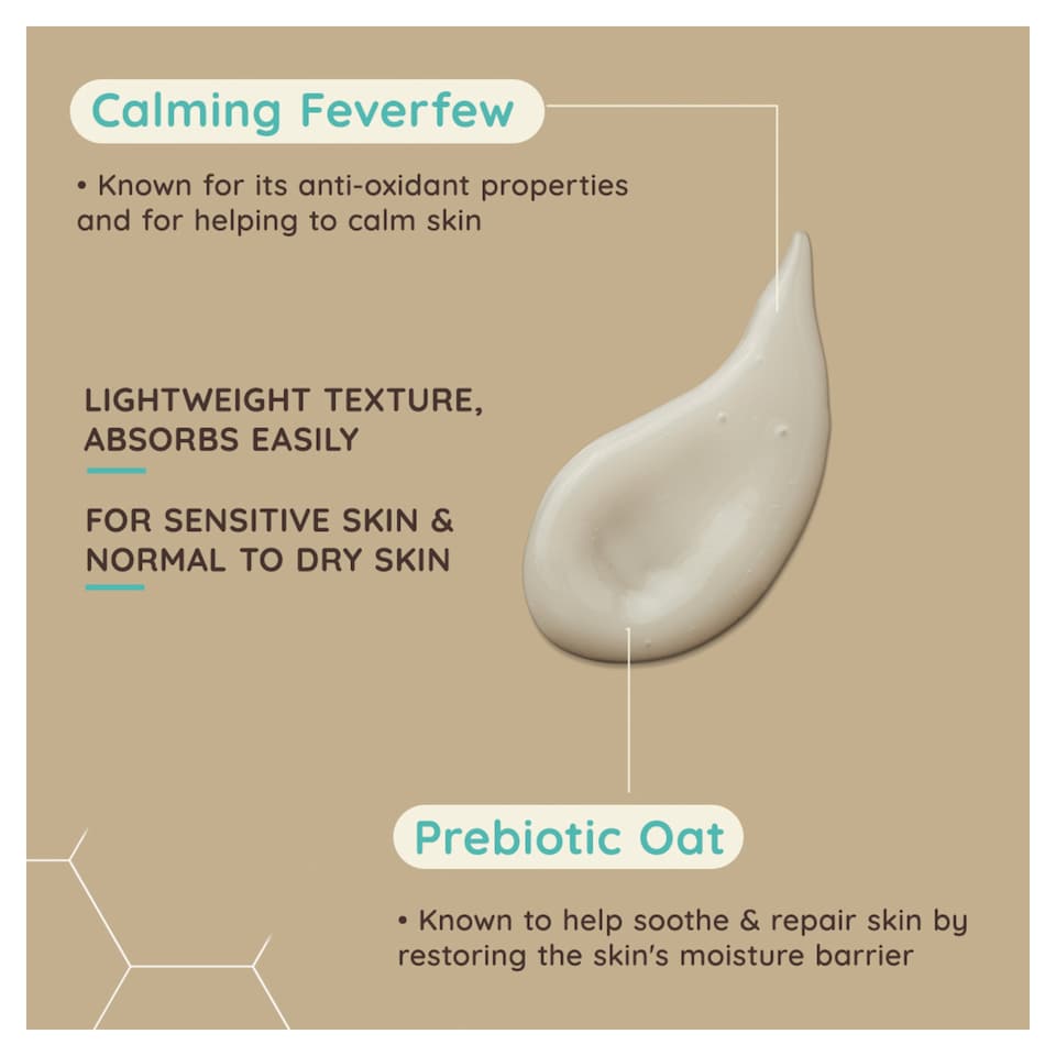 image 1 of Aveeno Face CALM & RESTORE Oat Serum Face Moisturiser Cream 30ml