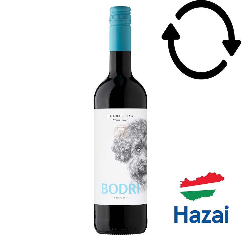 Bodri Bodrikutya Szekszárdi Cuvée száraz vörösbor 15% 750 ml