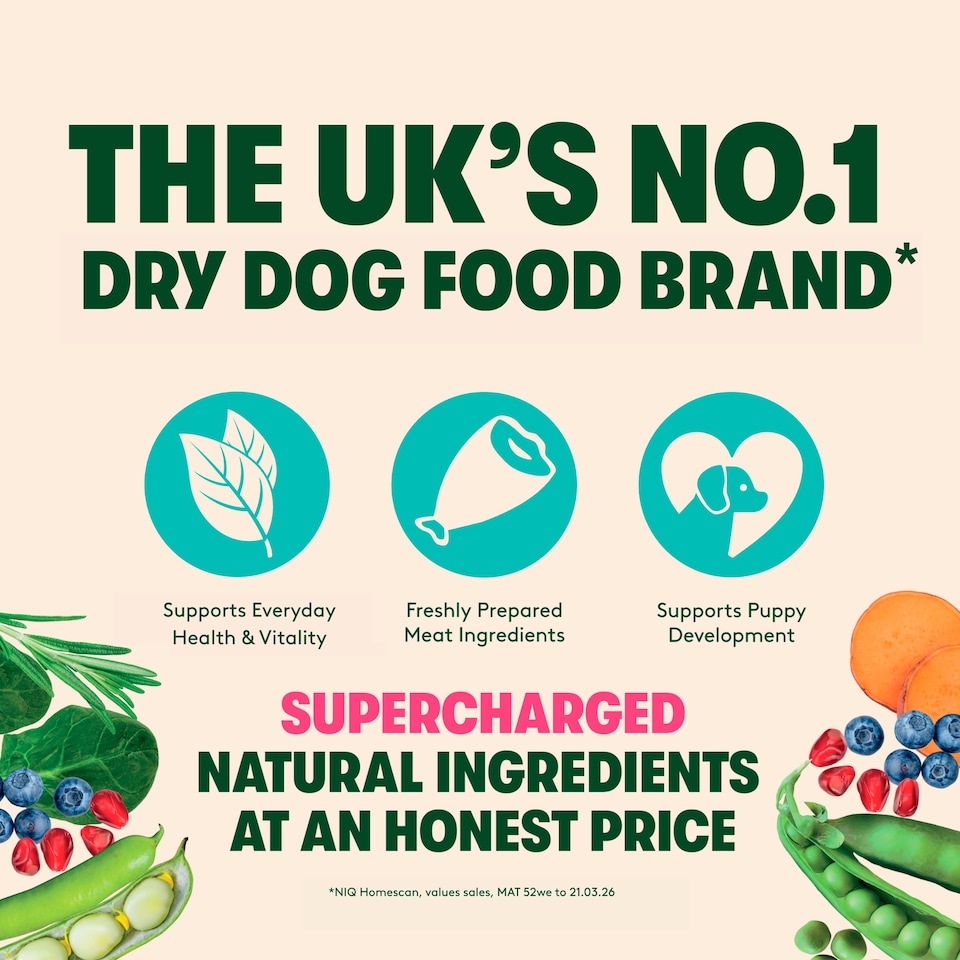 image 1 of Harringtons Grain Free Superfoods Chicken with Vegetables Puppy Food 1.7kg