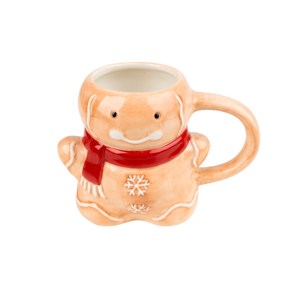 Candlelight 3D Gingerbread Mug