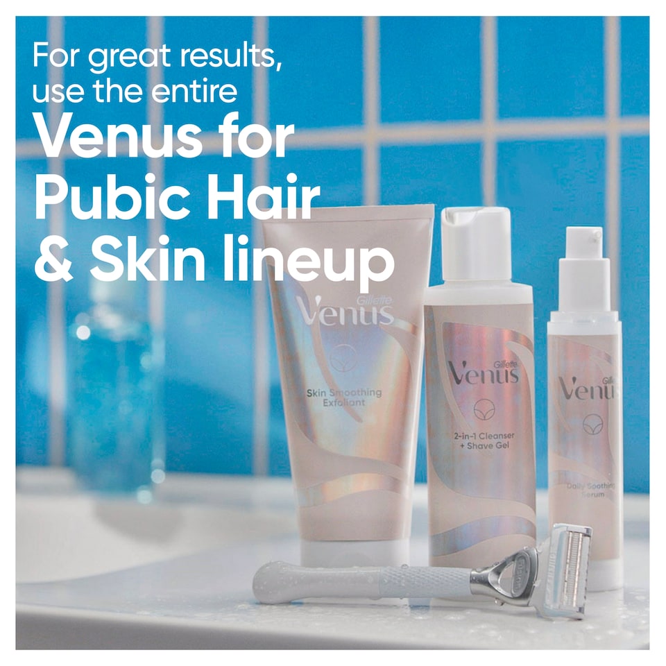 image 1 of Gillette Venus for Pubic Hair & Skin Exfoliant 177ml