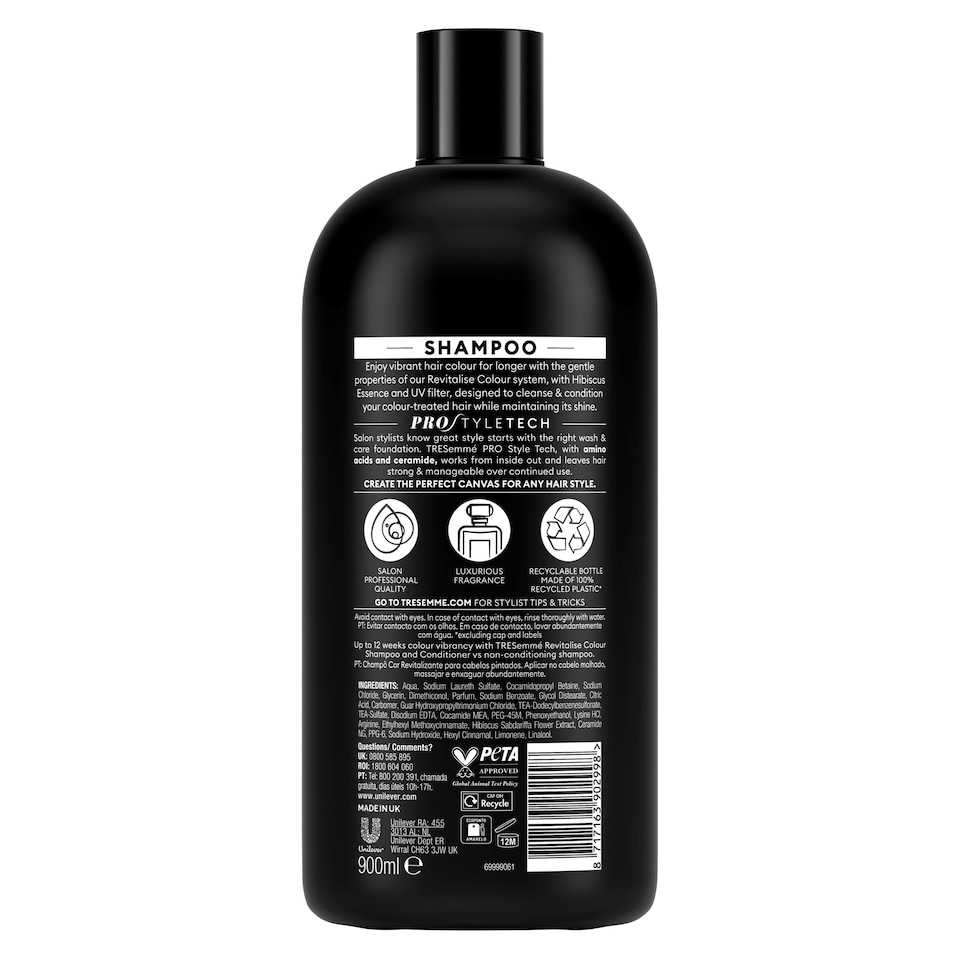 image 1 of Tresemme Colour Revitalise Shampoo 900Ml