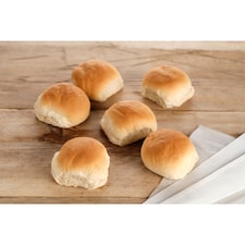 Tesco White Soft Rolls 6 Pack