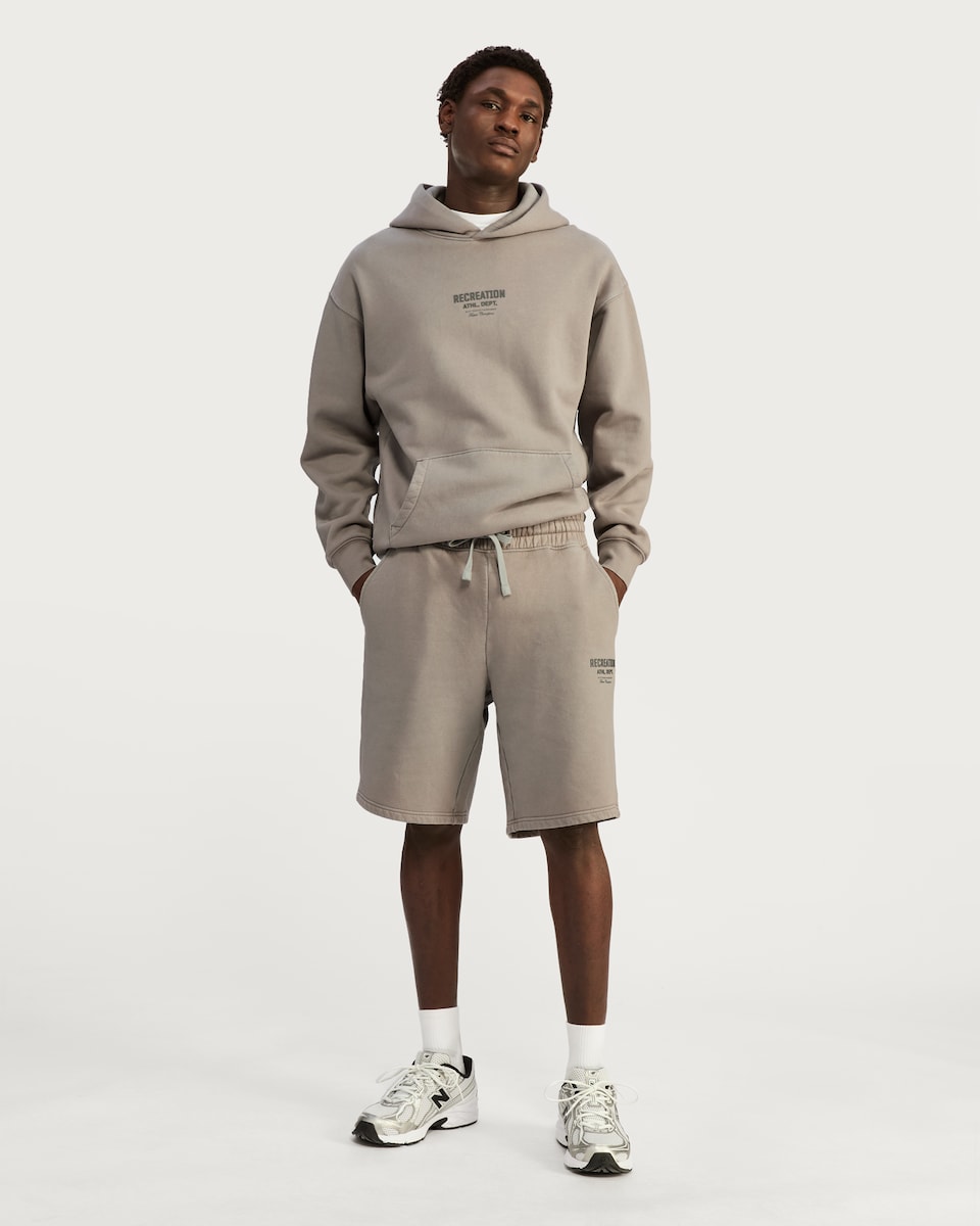 image 1 of F&F Pure Cotton Recreation Athl. Dept. Shorts in Grey