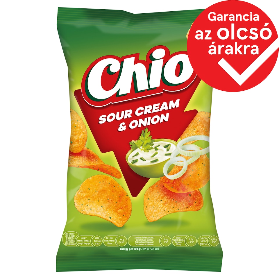 Chio hagymás-tejfölös burgonyachips 60 g