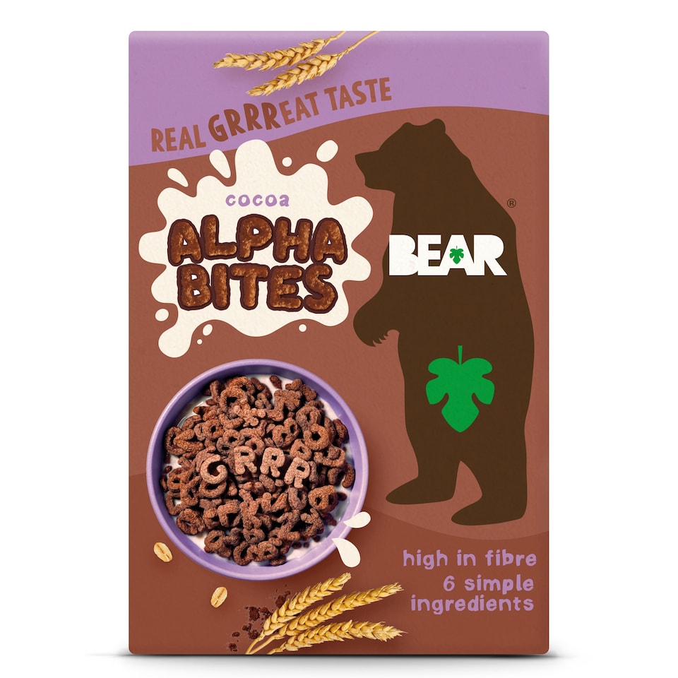 image 1 of BEAR Cocoa Alpha Bites Cereal 350g
