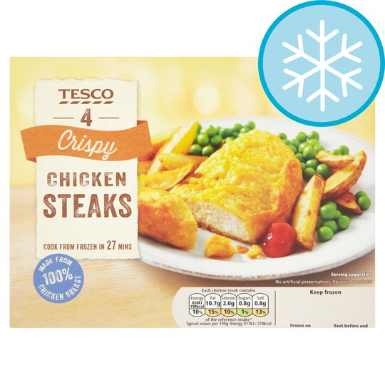 Tesco 4 Crispy Chicken Tesco Groceries