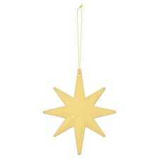 Tesco Gold Glitter Star Hanging Christmas Decoration