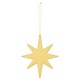 image 1 of Tesco Gold Glitter Star Hanging Christmas Decoration