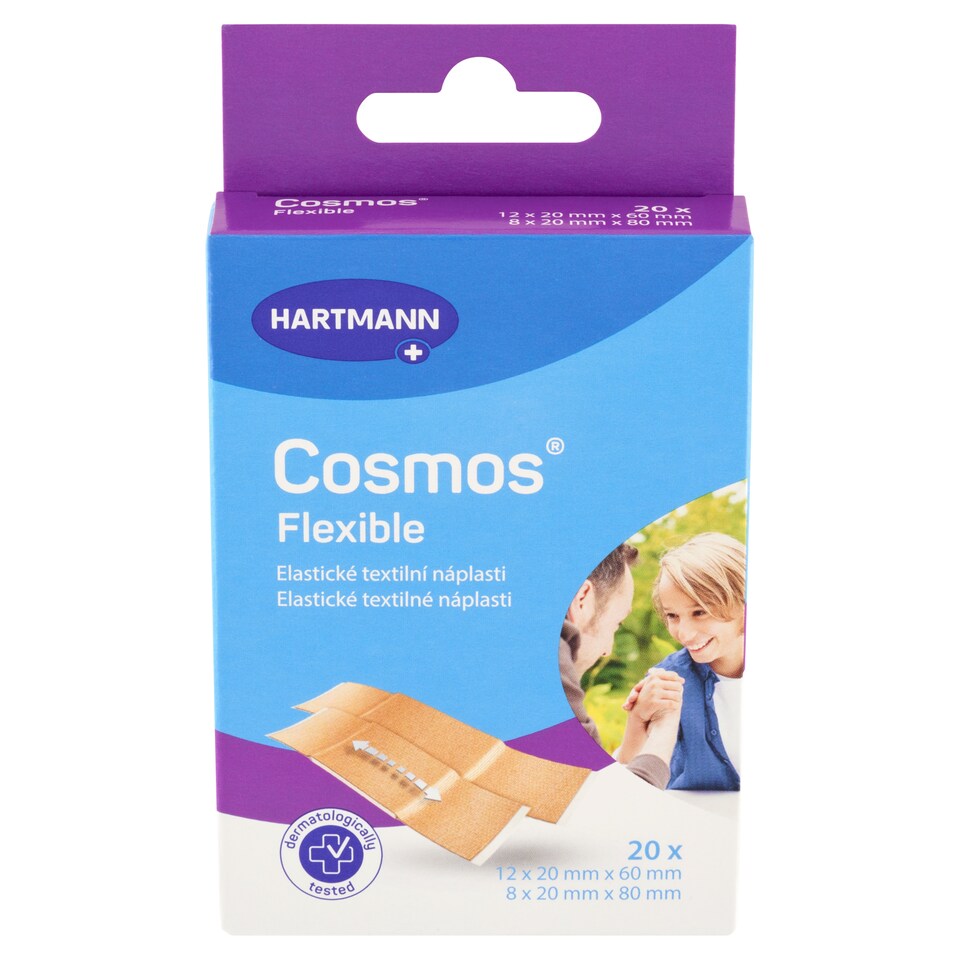 obrázok 1 z Hartmann Cosmos Flexible elastické textilné náplasti 20 ks