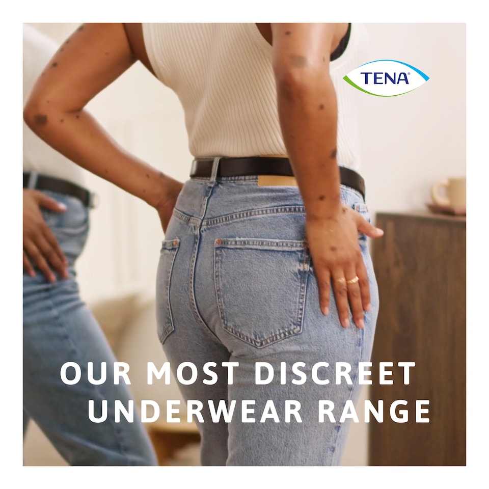 image 1 of TENA Silhouette Incontinence Pants Black Medium 12 Pack
