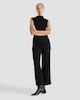 image 1 of F&F Ribbed Sleeveless Asymmetric Top in Black