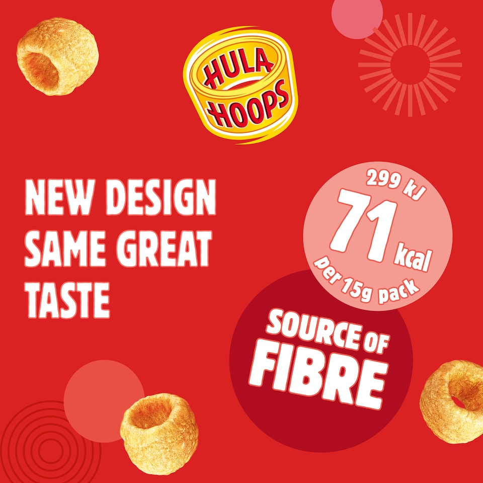 image 1 of Hula Hoops Puft Salted Multipack Crisps 6x15g